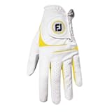WeatherSof Fashion Glove &lpar;Women&apos;s&comma; Left&comma; White&sol;Yellow&comma; Small&rpar;
