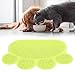 ZJchao PVC Pet Litter Mat Shape Feeding Bowl Placemat (Claw Shape)