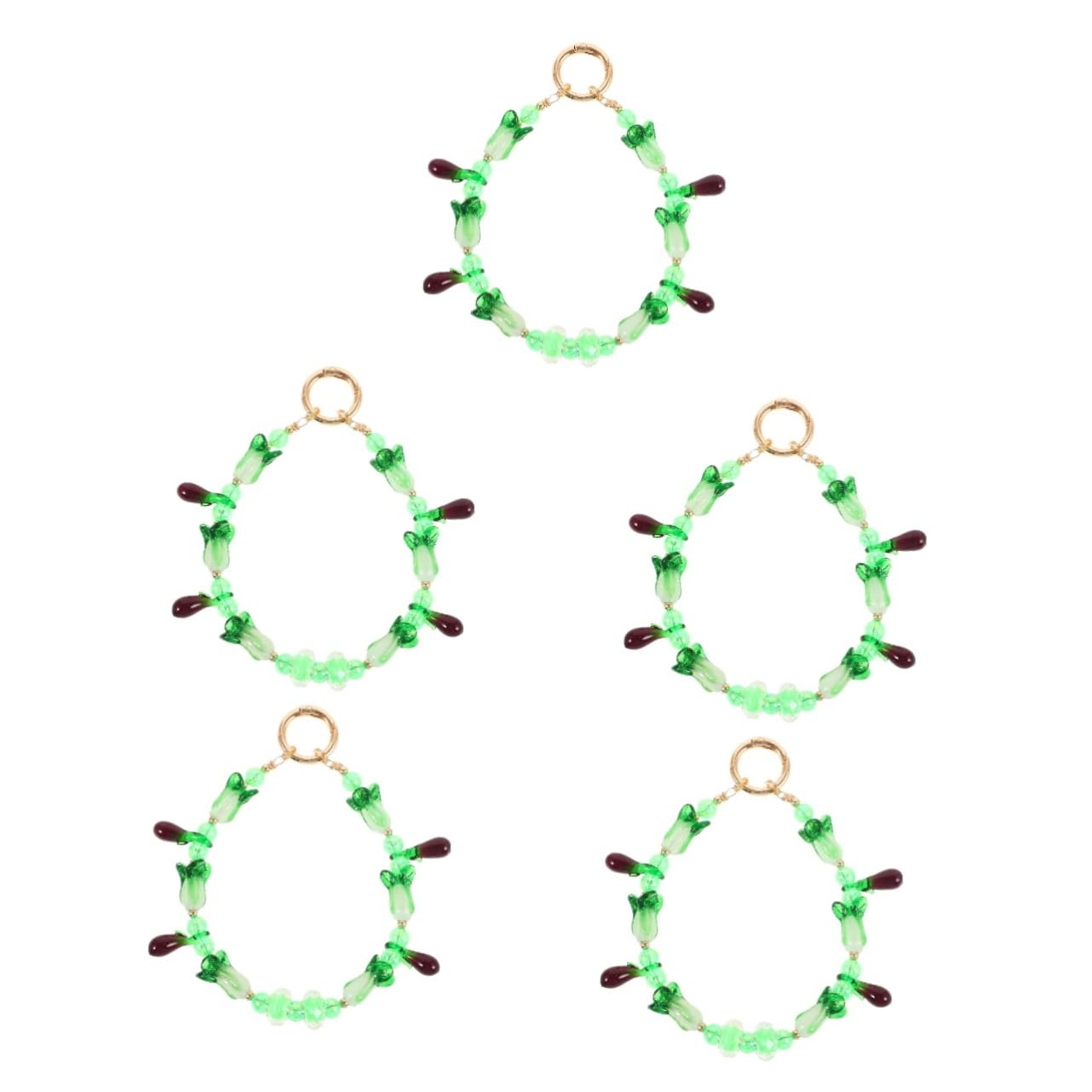 SHINEOFI Ciondolo con perline di melanzane portachiavi a catena ciondolo vegetale simulato oggetto decorativo di natale portachiavi con perline portachiavi per auto