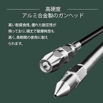電動コードレスグリースガン 12000PSI高圧 充電式79800H/24v Amazon | ziuuihu 電動グリスガン コードレスグリースガン