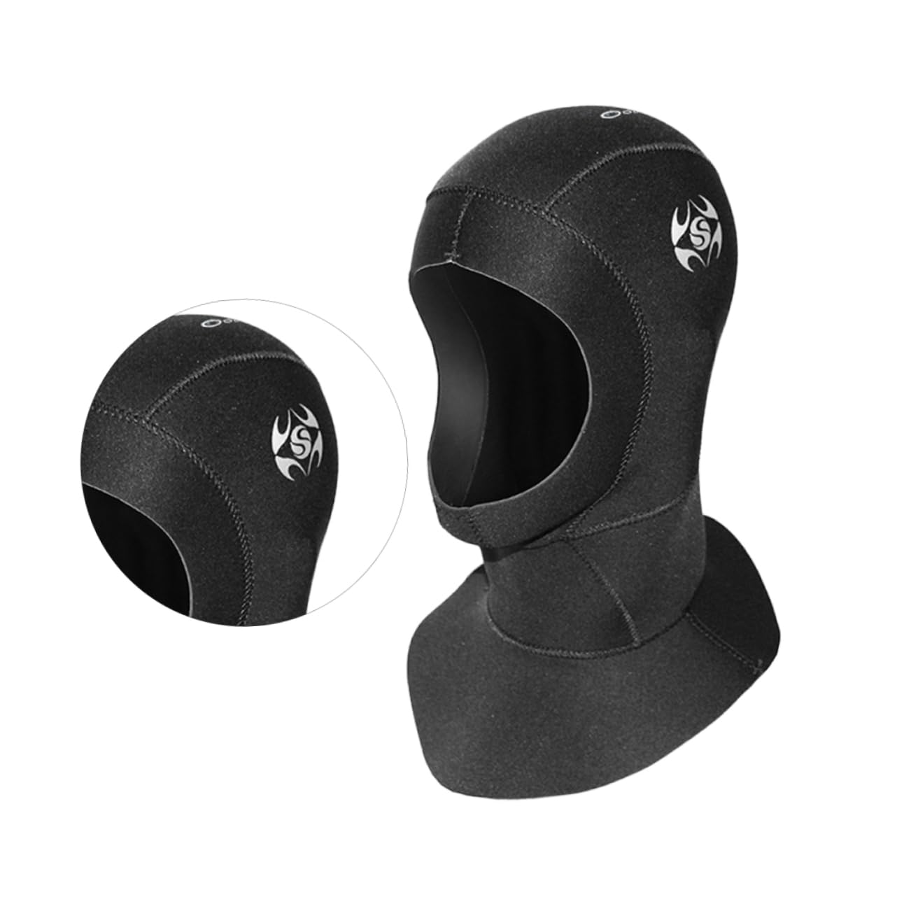 mm Neopren-tauchhaube wasserdichte Warme Badehaubenkappe Tauchschnorchelhalshut - Größe XL