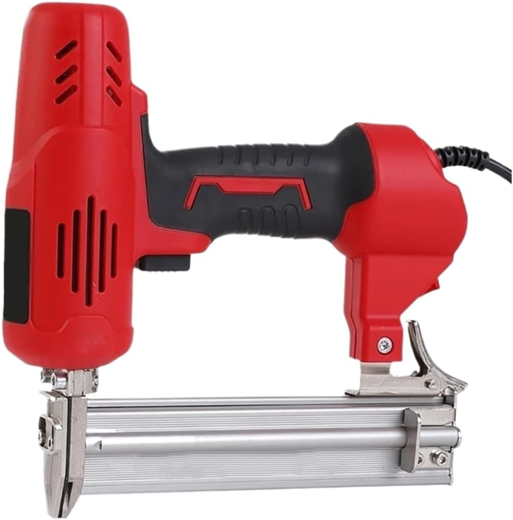 Pneumatic Stapler ，Powered Upholstery Stapler 2600W 220VElectric Nail Gun Wood Frame Stapler Furniture Construction Electric Tool Woodworking Tools(Machines)
