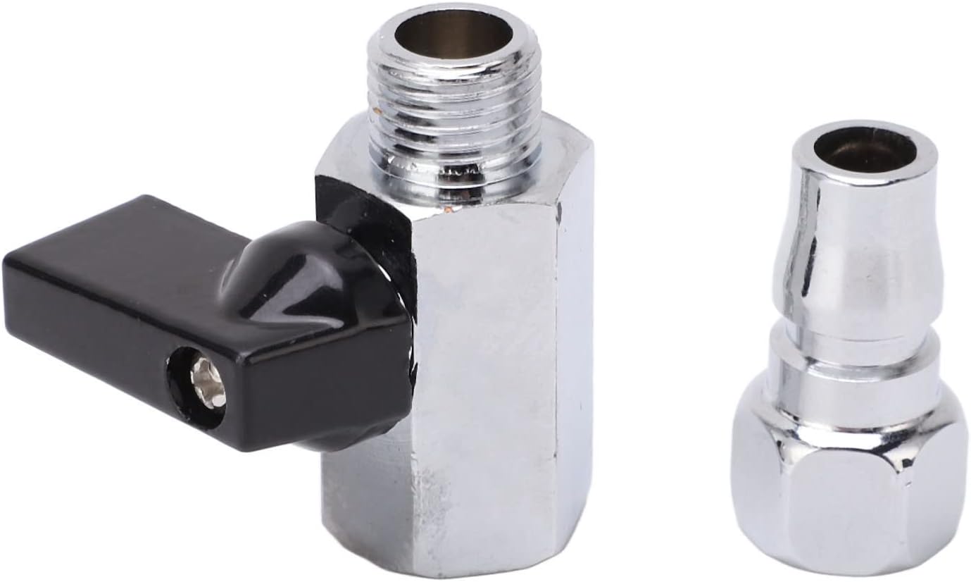 Heat Gun, 1PC Joint 1PC Flow Control Valve Aluminum Alloy ABS Ergonomic Handle Body Anti Oxidation Water Based Paint Drying Gun for Automobile