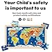 MoinKidz World Map Jigsaw Puzzle for Kids Ages 4-6, 24 Piece Puzzles for Kids Ages 3-5, Wooden Jigsaw Puzzle for 3 4 5 Year Old, Preschool Educational Toys for Toddlers
