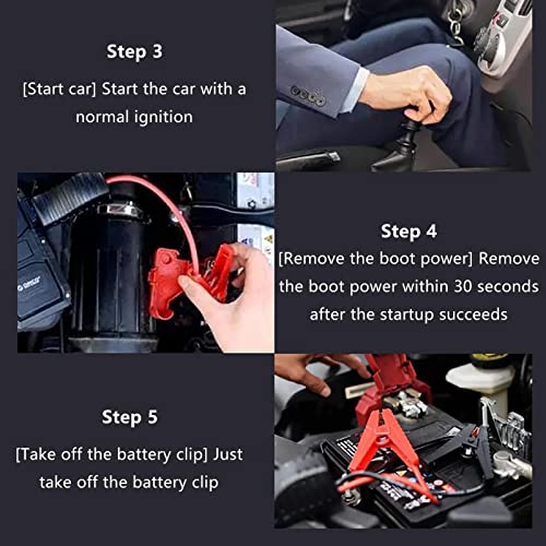 Cabos Jumper Para Carro | Cabo jumper portátil para bateria | reforço automotivos com conector EC5 p