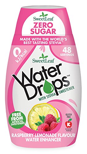 SweetLeaf - Natürlicher Süßstoff 100% mit Stevia 48ml - 48 Portionen - Himbeerlimonadengeschmack