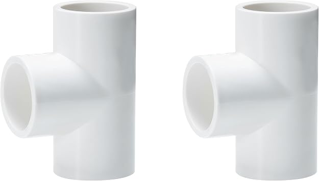 PVC Tee 2PCS1 1/2 Inch
