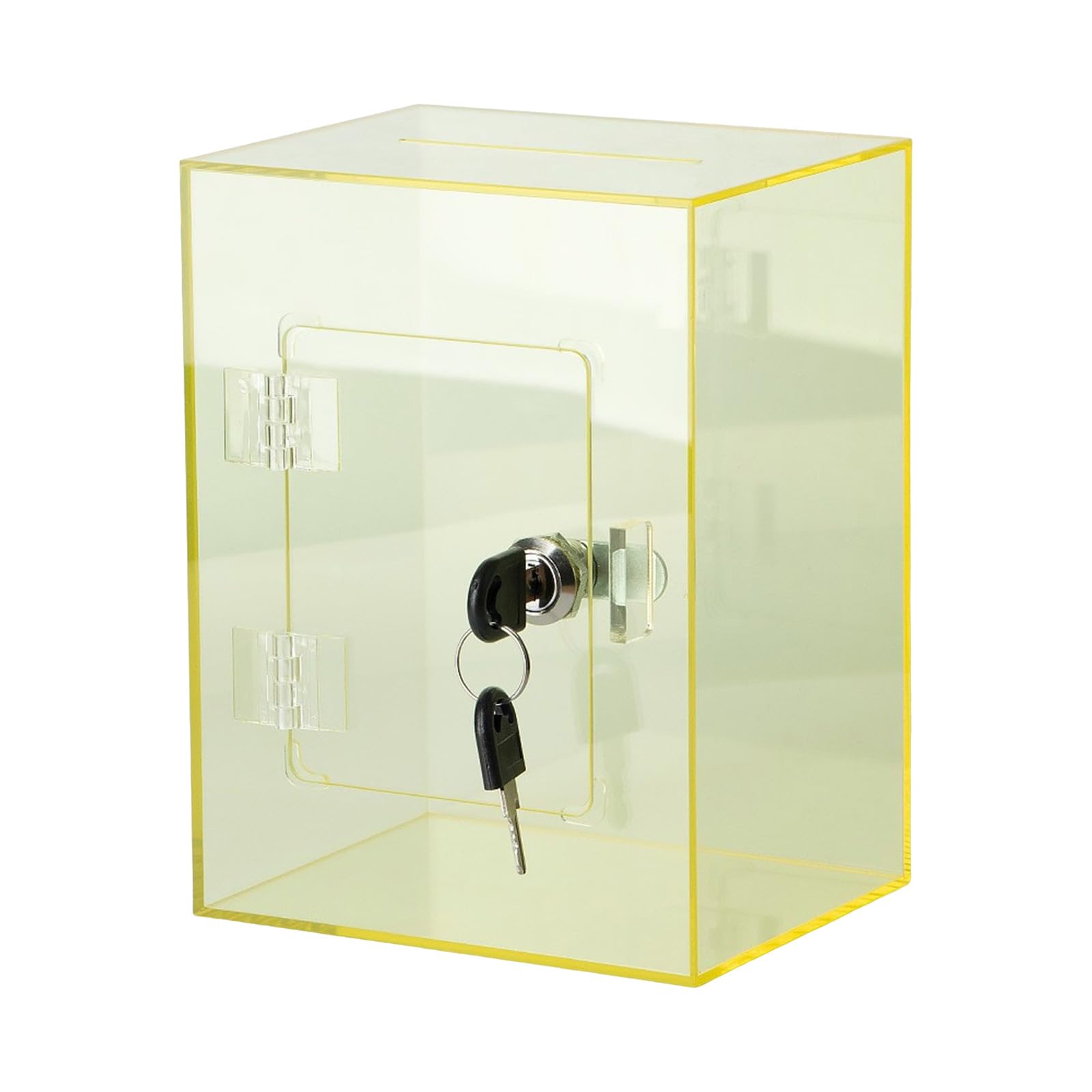 Functional Clear Money Saving Box with Lockable Premium Cash Storage Container Money Saving Box for Families Large Clear Savings Jar for Adults
