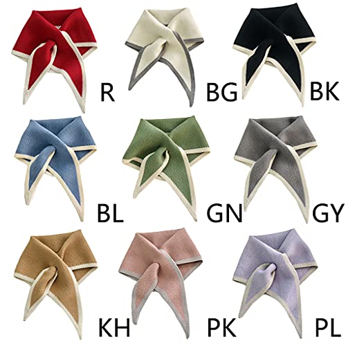 Scarf,Triangle Scarfs For Women Neck Scarf For Women for Scarf For Women Korean Version Knitted Wool Collar for Cros2