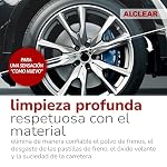 ALCLEAR 721FR Limpiador de llantas, sin ácido, con indicador de color, para llantas de aluminio pintadas y mates, llantas de acero, llantas cromadas, botella de spray de 1.000 ml