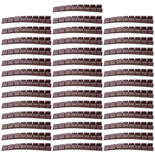 Bienka Furniture Leveling Pads Table Plastic Pads Chair Leg Floor Protectors Furniture Feet Plastic Shims: 20Pcs Felt (Color : Brown, Size : 9.7X1.9Cm) #TOP5