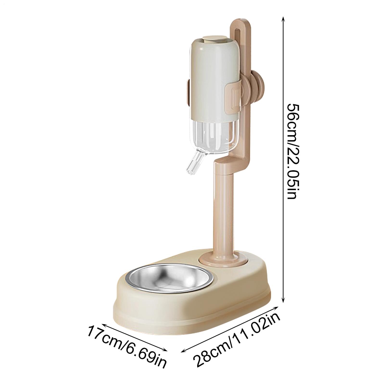 Mangiatoia automatica verticale(Beige)