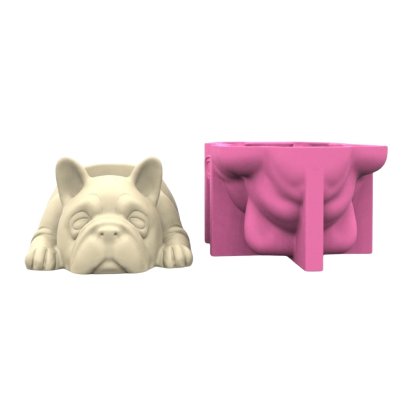 Maxtonser Silicone Plant Pots Mold Easy Releasing Silicone Mold Silicone Texture for Handmade Epoxy Resin Projects and Pen Holder