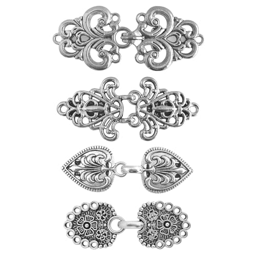 Image of CLINTT Exquisite Retro Sweater Twirl Clips, Cape Cloak Fasteners for Dresses, Stylish Cardigan Clips