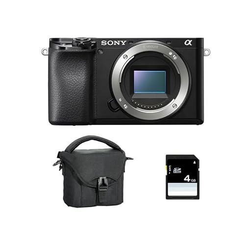 Kit Photo Personnalisé crée à l'aide de SONY Alpha 6100 Noir Nu + Sac + SD 8 Go