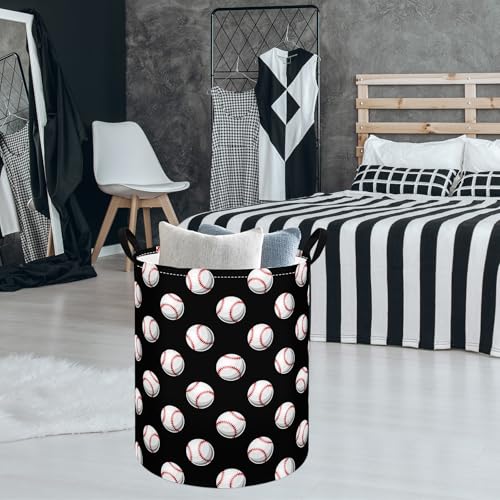 Image of Kids Laundry Hamper Nursery Room Storage Basket & Gift Organizer Bin | Laundry Basket for Kids' Clothes Toys with Handles