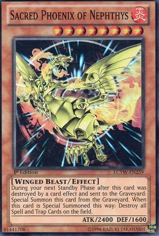 Amazon.com: YU-GI-OH! - Sacred Phoenix of Nephthys (LCYW-EN259) - Legendary  Collection 3: Yugi's World - Unlimited Edition