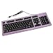 Purple Lilac Crystal Rhinestone USB Computer Keyboard