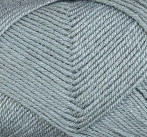 Image of M.G ENTERPRISE Premium Socks high Strength Nylon Yarn Suitable for Socks, Accessories, and Home Decor. Steel Grey 100 GMS-QI Art-ABDD