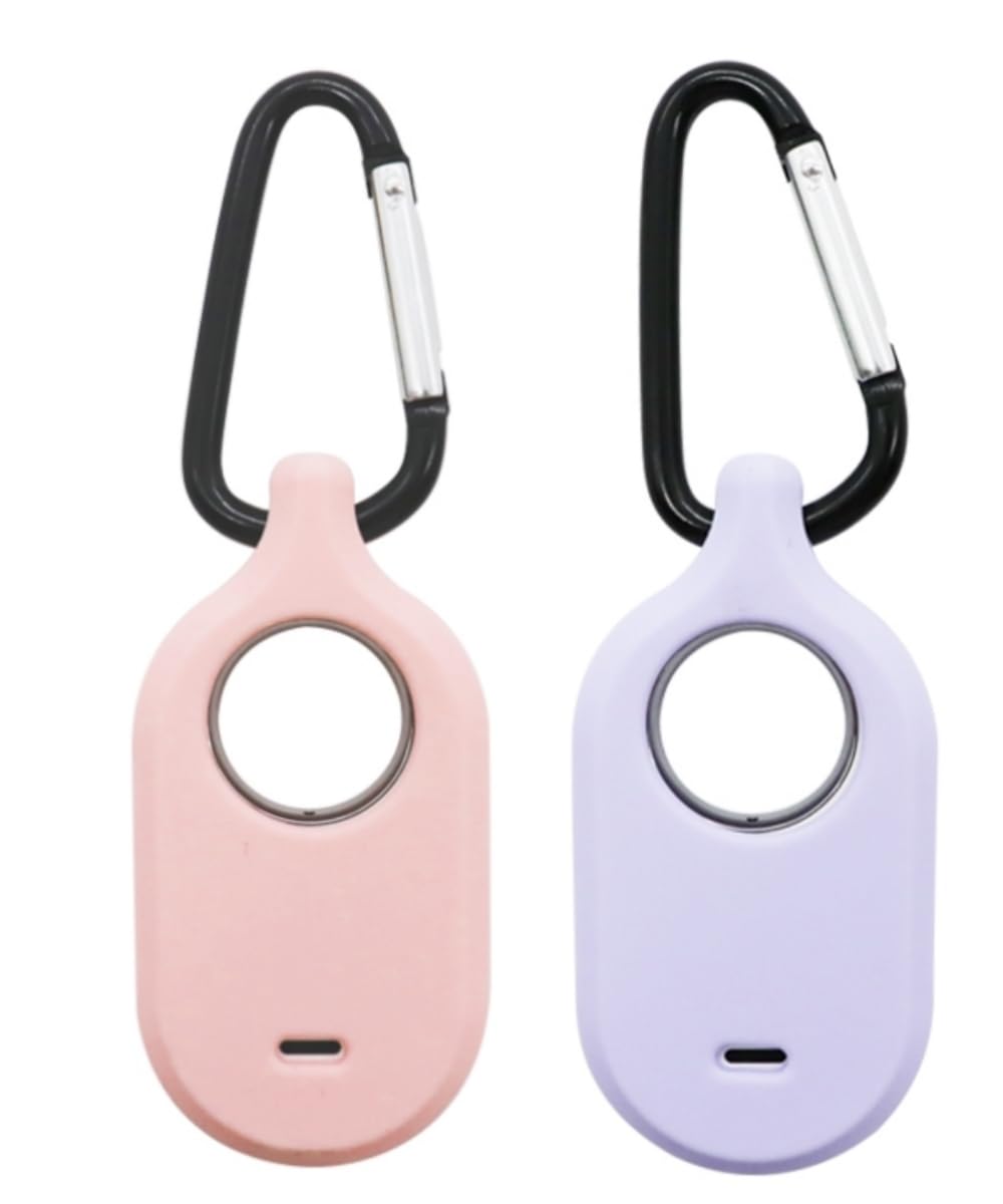 (2 Packs) Galaxy SmartTags 2 Cases,Doweiss Premium Silicon Soft Skin Rubber Protective Cases Cover Anti-Scratch Lightweight with Clips Keychain Fit