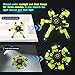 8Pcs Fidget Spinners Glow in The Dark, Fingertip Gyro DIY Deformable Robot Funny Sensory Fidget Toys Decompression Spinner Birthday Gifts Classroom Prizes Party Favors for Kids Adults