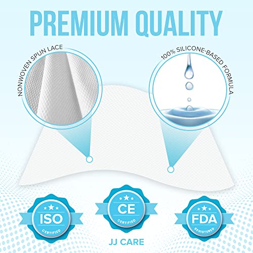 Jj Care Adhesive Remover Wipes [Pack Of 50] 6”X7” Large Stoma Wipes - Medical Adhesive Remover Wipes - Sting Free Adhesive Remover Wipes For Skin Ostomy, Stoma, Colostomy Devices, Dressings And Medical Tapes #TOP3