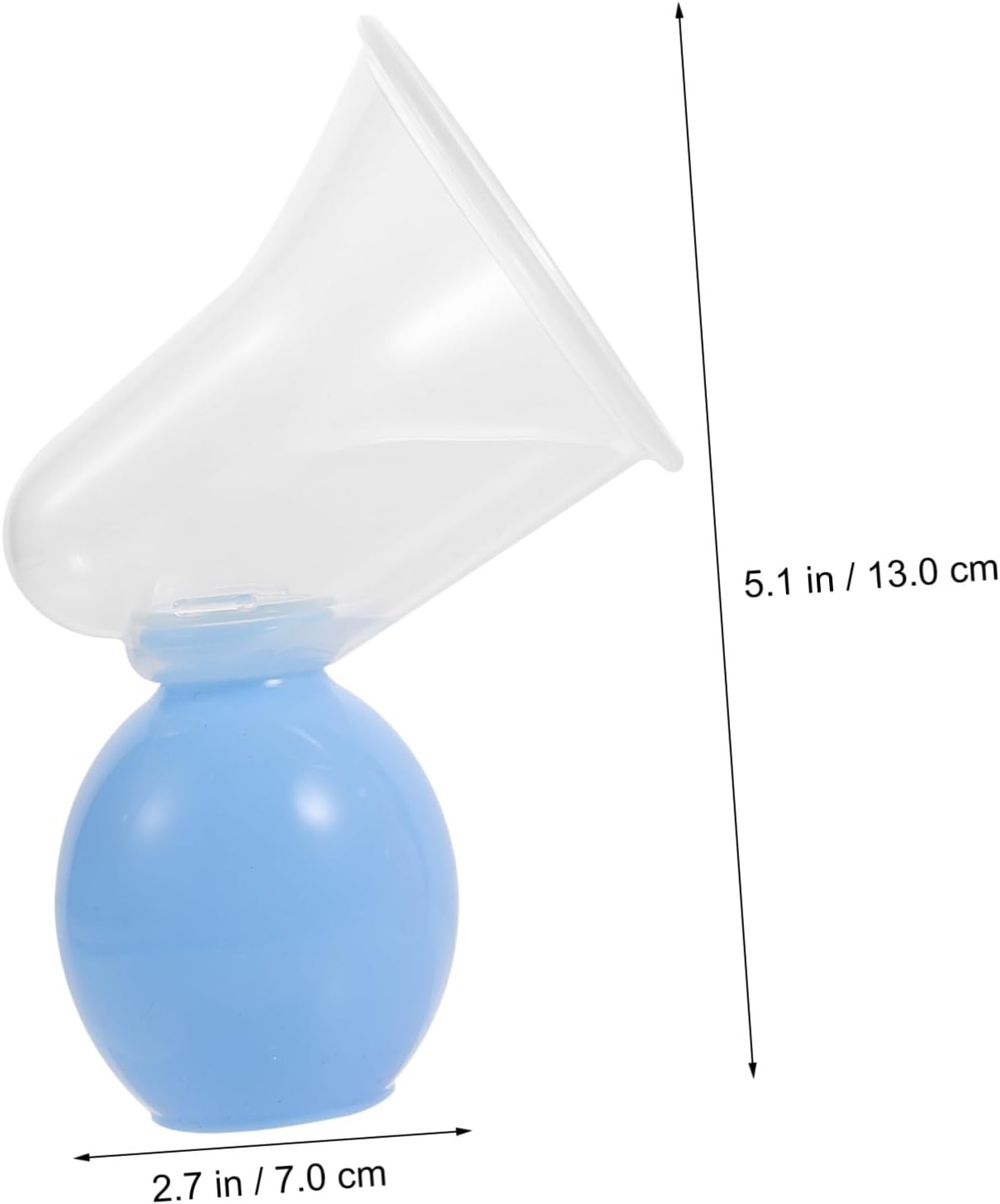 Manual Pump Breastfeeding for Nursing Mothers, Portable Handheld Suction Milk Collector, 2pcs Set with Pink and Blue for Breastfeeding Support