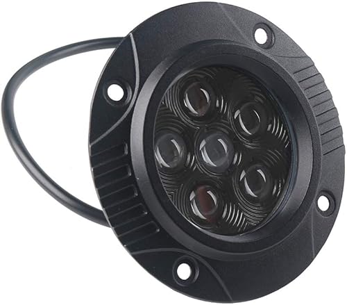 Miniatura 2 de Luces de montaje empotrado, 2 unidades, 18 W, 5 pulgadas, luces LED de trabajo redondas para conducción todoterreno, luz antiniebla de 12 V, color