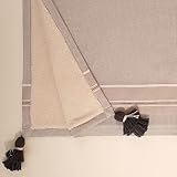 Ojos Fouta (Strandtuch) 130 x 170 cm - Hamamtuch, Badetuch, Saunatuch, Peshtemal, Picknickdecke - 100% Baumwolle (Anthrazit)