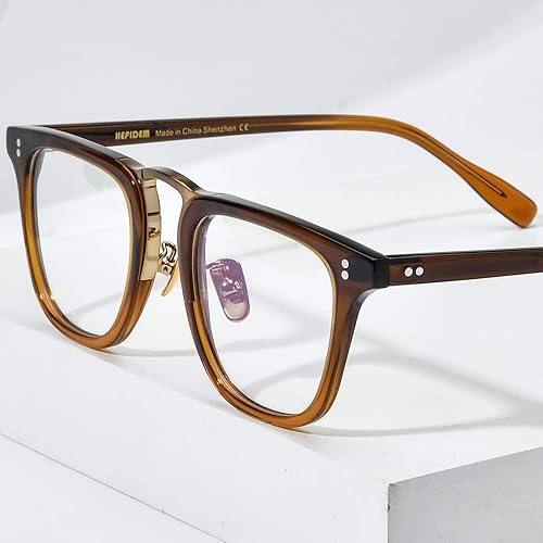 Miniatura 2 de HEPIDEM Marco de gafas de acetato para mujer gafas cuadradas vintage para hombre gafas ópticas