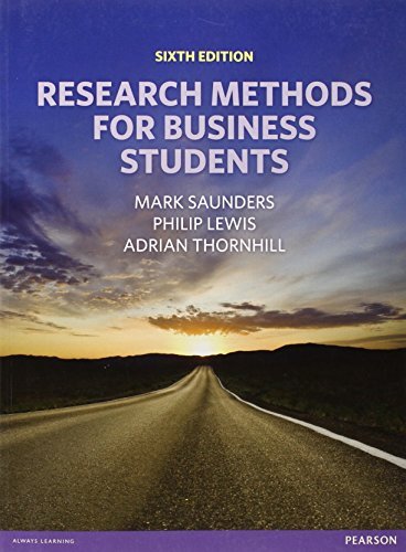 Research Methods for Business Students by M, Lewis, P and Thornhill, A Saunders(1905-07-04)