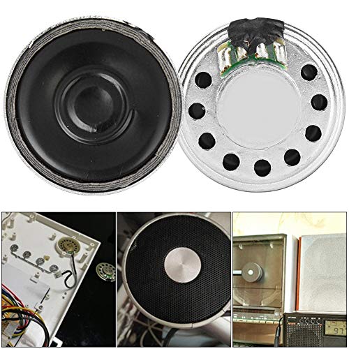 GUPE Buzina de alto-falante, 23 mm, baixo consumo de energia, 8Ω, 0,5 W, redondo, 10 peças, áudio fa