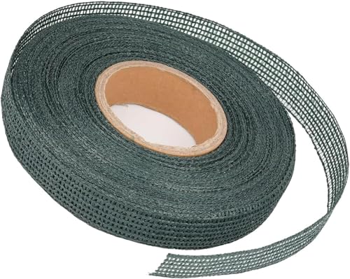HSLPSM Plant Ties, Tree Tape 3 cm x 50 m Roll, Tree Ties Green, Tree Ties Breathable, Tree Attachment, Plant Tape, Polyethylene Tree Cord for Garden Plants, Fixing and Tying Together