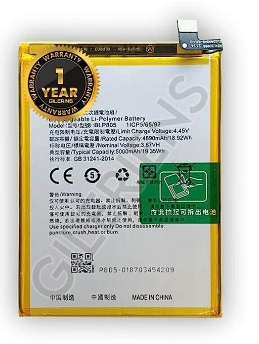 Image of Original BLP805 Battery for Oppo A53 / 4G /2020 / A53S 2020 / A32 2020 / A54 2021 Battery with 1 Year Warranty****(SEP00752)