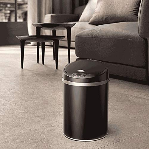 Basurero automático de inducción 6L acero inoxidable miniatura 3