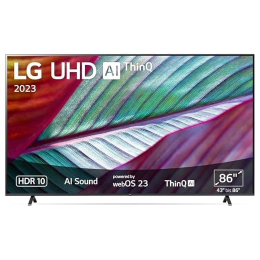 LG 86UR78006LB 218 cm (86 Zoll) UHD Fernseher (Active HDR, 60 Hz, Smart TV) [Modelljahr 2023]
