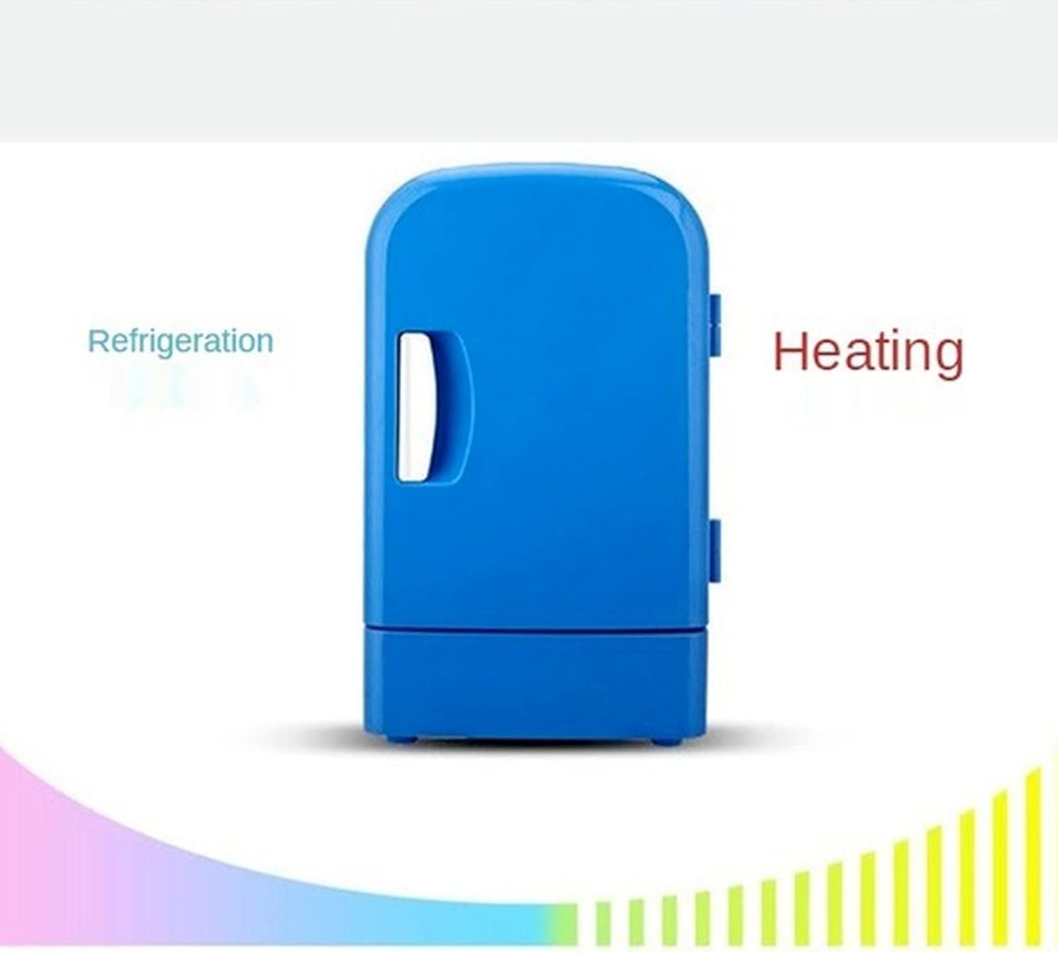 Mini refrigerador pequeño de 4 litros para coche, refrigerador de viaje, portátil, con motor frío y calor, para el hogar, la oficina y el congelador.
