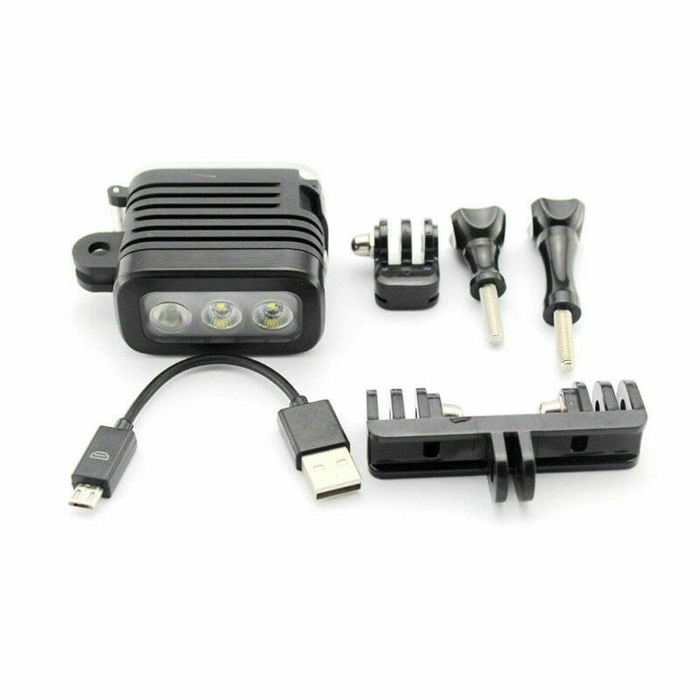 2023 30 M Impermeabile Diving HA CONDOTTO LA Lampada Flash di Nuoto Surf Nuoto Flash/Subacquea Luce Per GoPro 10 9 8 7 6 5 Parte Accessorio