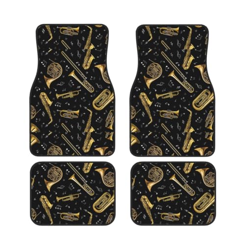 Alfombrillas de trompeta para coche evitan resbalones con neopreno antideslizante