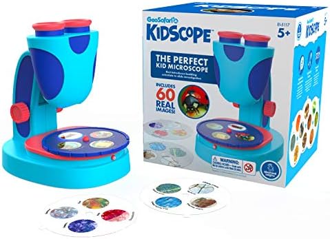 Educational Insights GeoSafari Jr. Kidscope, Kids Microscope, STEM Toy, Gift For Boys & Girls, Ages 5+