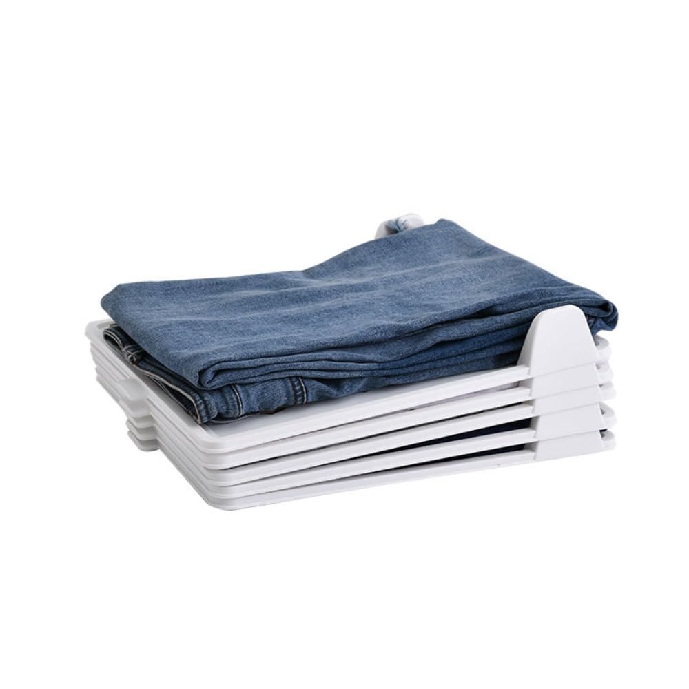 Rocky Green Organizador de ropa plegable, 3 tamaños (mediano, grande, XL) | Herramienta de almacenamiento que ahorra espacio para camisetas, pantalones, suéteres, diseño fácil de plegar y apilar con
