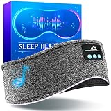 Sleep Headphones Wireless Bluetooth Headband - Comfy Sleeping Eye Mask Headset, Sport Head Band Earb