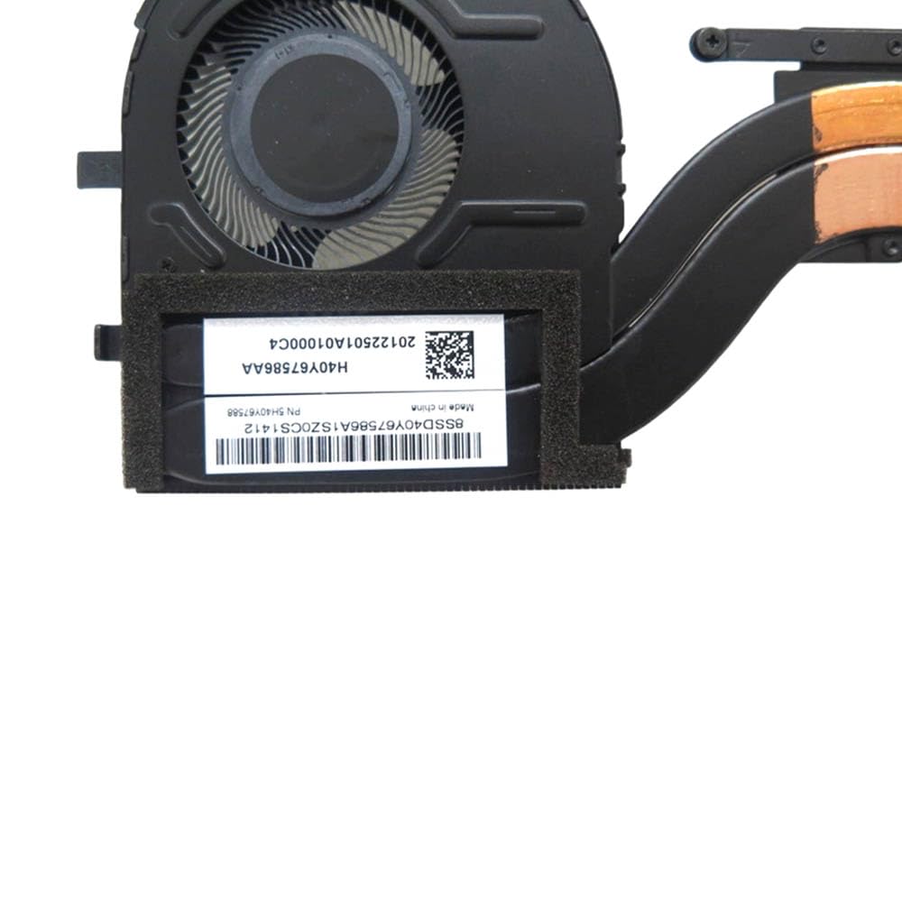 FRUPART Suitable for Lenovo for ThinkPad P1 Gen 3 20TH 20TJ / X1 Extreme 3rd Gen 20TK 20TL 5H40Y67588 for SUNON Manufacturers Laptop SWG P3 Heatsink&Fan