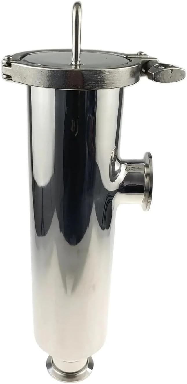 32mm 1.5" Stainless Steel 100 mesh Filter 90 Degree Angle Screen Filter Repeat Mirror Polished Screen Wort Filter Pipe Fitting