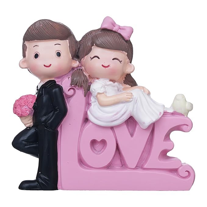Statue de couple mignonne : cadeau de Saint-Valentin idéal - 5