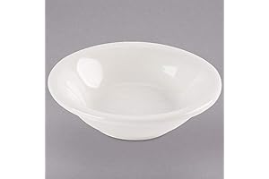 Restaurant Value Narrow Rim Fruit/Monkey Dish 4oz America White, Case of 36