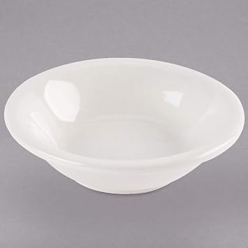 Restaurant Value Narrow Rim Fruit/Monkey Dish 4oz America White, Case of 36
