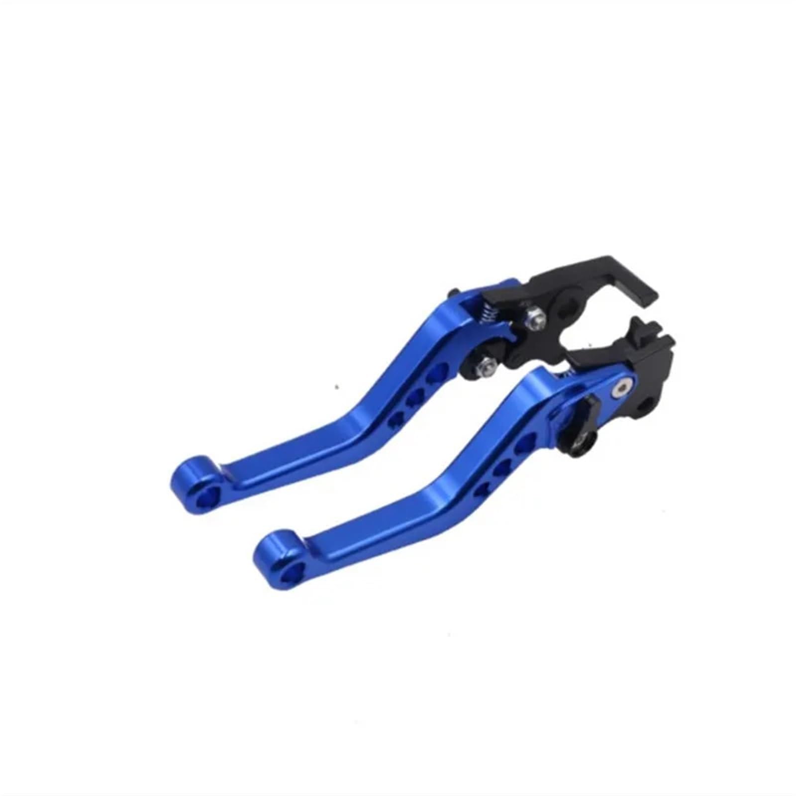 Hoqcszfup Blue Motorbike Brake Levers Handle Motorbike Cnc Alloy Clutch Drum Brake Lever Handle Adjustable Modification Universal Fit For Honda Fit Yamaha(Blue)