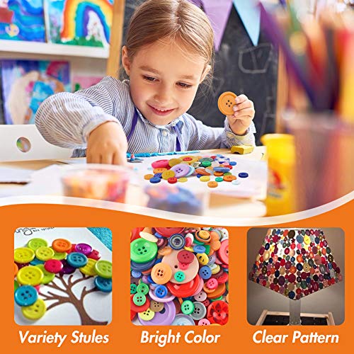 VGOODALL - Bottoni colorati, 1000 pezzi, in