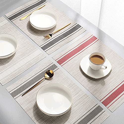 Sets de table lavables pour protéger la table des taches de sauce - 5